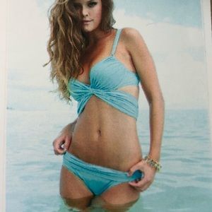 Sauvage Swim twist wrap push-up bra bikini, size M